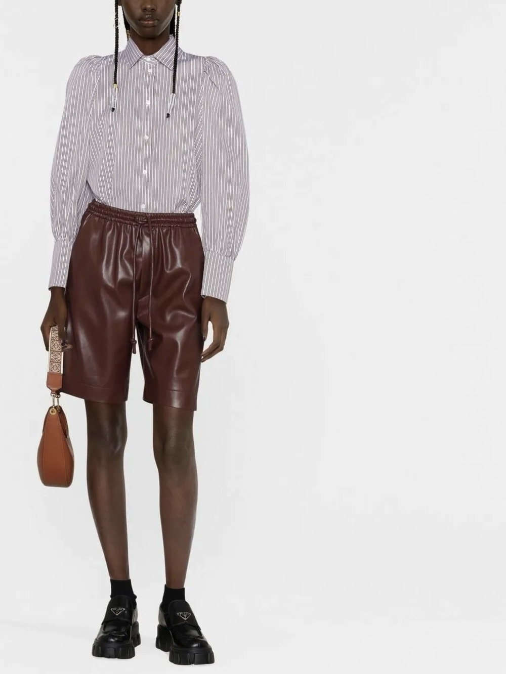 Sandro Rosati Stripe Button Down Shirt